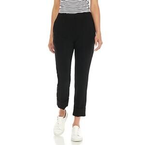 NWT Madison Women’s Solid Minimalist Black Slim Cuff Pant. Size 6.